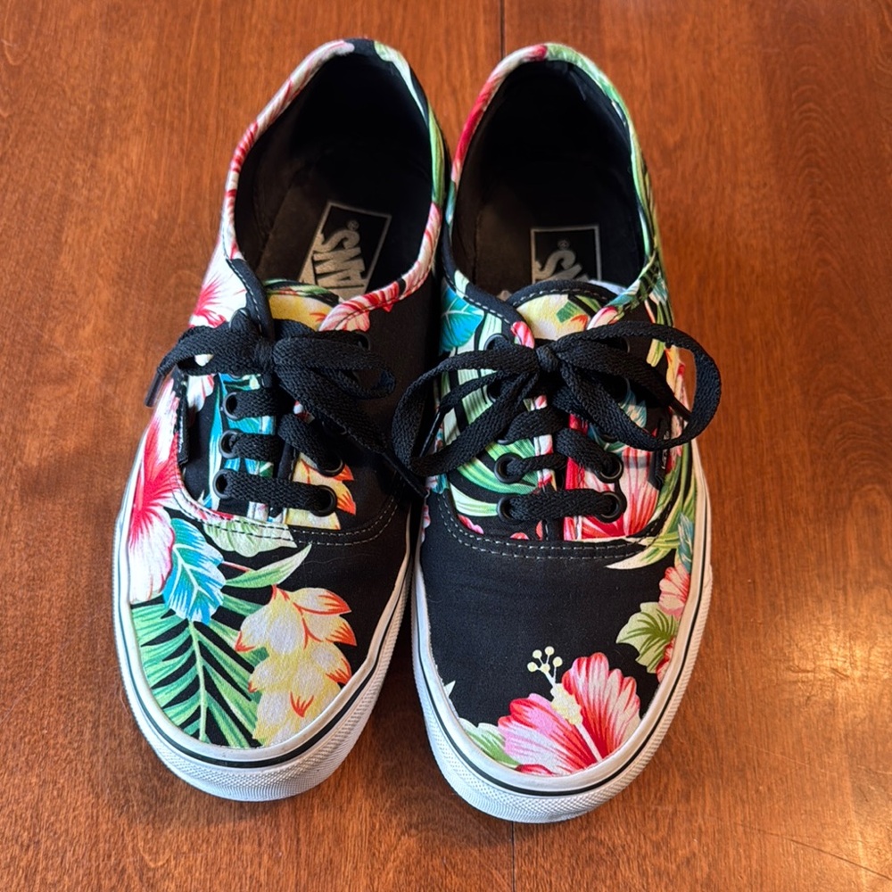 Vans Floral Canvas Sneakers